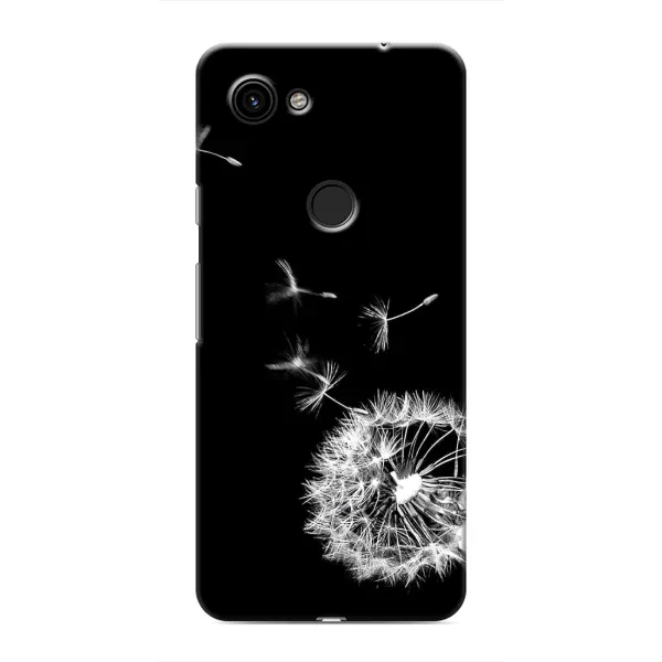 Чехол с рисунком «Одуванчик на чёрном» для Google Pixel 3a XL Чехол с рисунком «Одуванчик на чёрном» для Google Pixel 3a XL