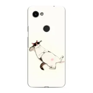 Чехол на тематику: Коты для Google Pixel 3a XL (Отдых)