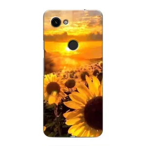Чохол з Квітами для Google Pixel 3a XL (поле соняшників)