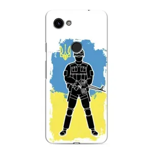 Патриотические Чехлы для Гугл Пиксель 3а ХЛ (Солдат Украины)