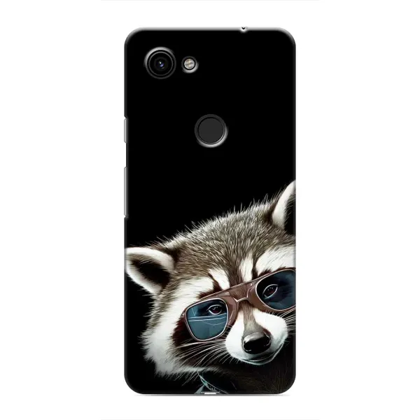 Чехол с рисунком «Стильный Енот» для Google Pixel 3a XL Чехол с рисунком «Стильный Енот» для Google Pixel 3a XL