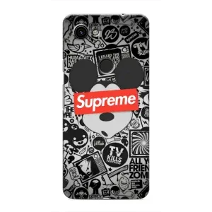 Чехол с рисунком «Supreme Маус» для Google Pixel 3a XL