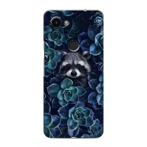 Силиконовый Чехол с Енотами на Google Pixel 3a XL (В цветах)