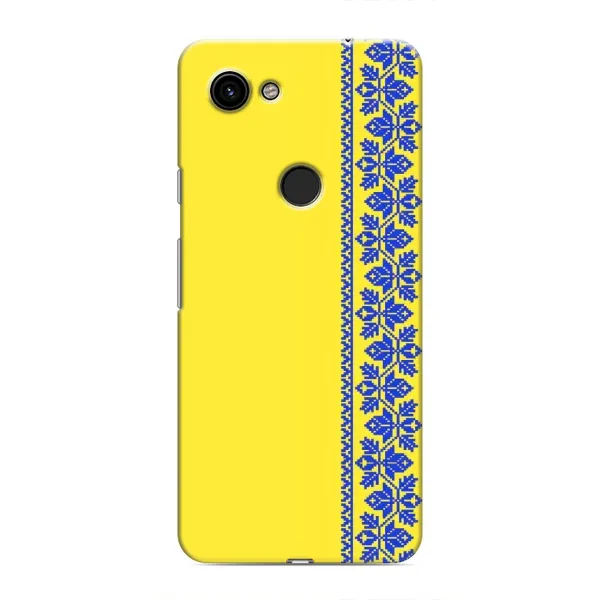 Чехол с рисунком «Вышиванка на желтом» для Google Pixel 3a XL Чехол с рисунком «Вышиванка на желтом» для Google Pixel 3a XL