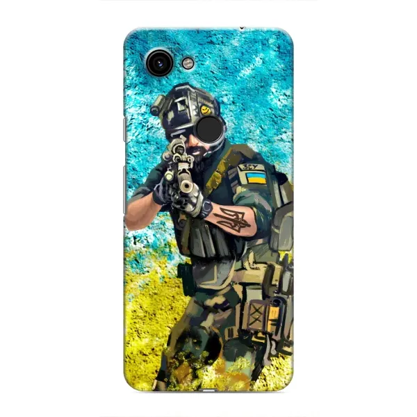 Чехол с рисунком «ЗСУ Воин» для Google Pixel 3a XL Чехол с рисунком «ЗСУ Воин» для Google Pixel 3a XL