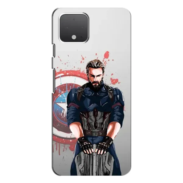 Чехол с рисунком «Арт капитан» для Google Pixel 4 XL