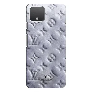 Текстурний Чохол Louis Vuitton для Гугл Піксель 4 XL (Білий ЛВ)