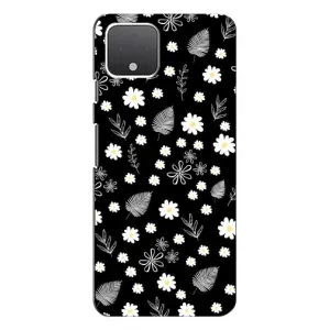 Чохли з тематикою "КВІТИ" на Google Pixel 4 XL (цвітіння на чорному)