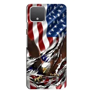 Чехол Флаг USA для Google Pixel 4 XL (Флаг USA)