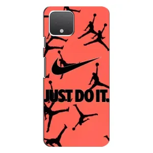 Силіконовый Чохол Nike Air Jordan на Гугл Піксель 4 XL (Just Do It)