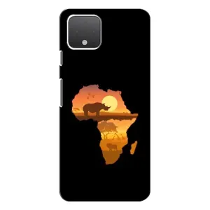 Літній Чохол на Google Pixel 4 XL (Карта)