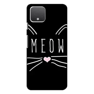 Бампер с изображением Котиков для Гугл Пиксель 4 XL (КОТИК MEOW)
