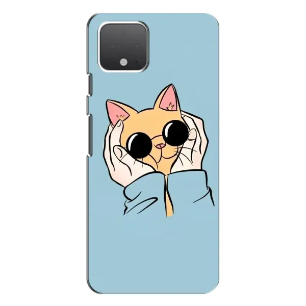 Чехол с рисунком «КОТИК в очках» для Google Pixel 4 XL Чехол с рисунком «КОТИК в очках» для Google Pixel 4 XL