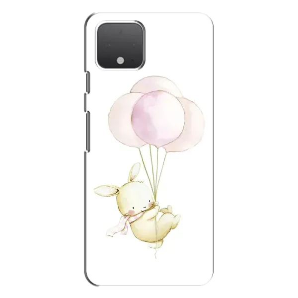 Чехол с рисунком «Кролик и шарики» для Google Pixel 4 XL Чехол с рисунком «Кролик и шарики» для Google Pixel 4 XL