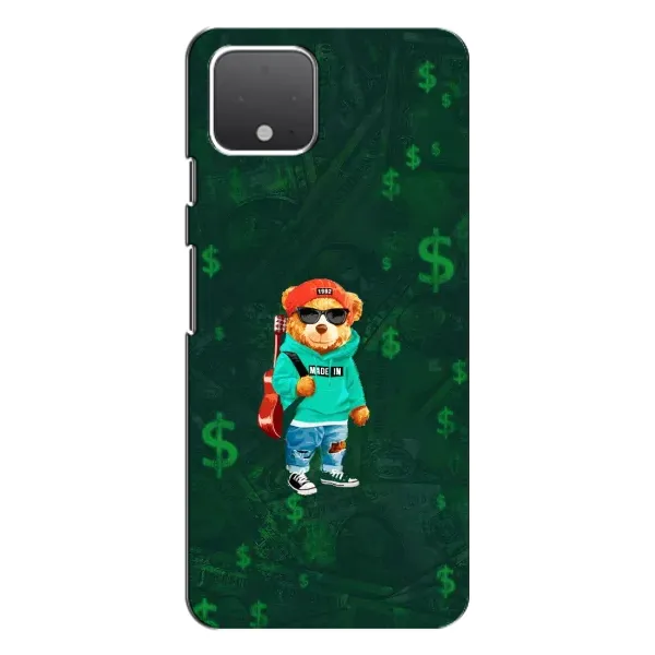 Чехол с рисунком «Крутой Тедди» для Google Pixel 4 XL Чехол с рисунком «Крутой Тедди» для Google Pixel 4 XL