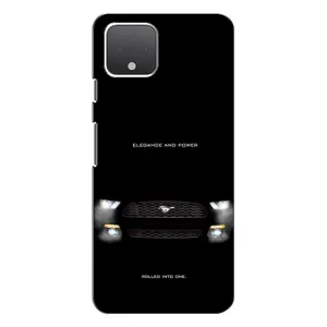 Чехлы с тематикой "Крутые машины" на Google Pixel 4 XL (Черный Land Rover)
