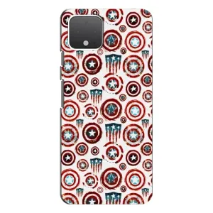 Чехол с Щитом Капитана Америки на Google Pixel 4 XL (Марвел щиты)