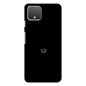Чохол (Корона на чорному фоні) для Гугл Піксель 4 XL (Міні корона)