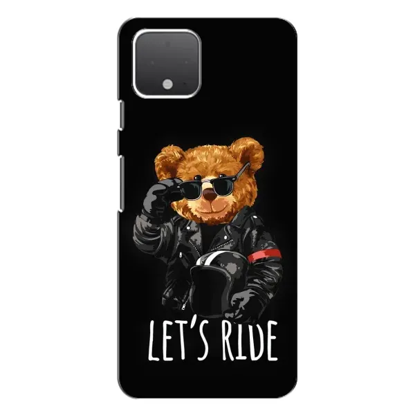 Чехол с рисунком «Модный Мишка» для Google Pixel 4 XL Чехол с рисунком «Модный Мишка» для Google Pixel 4 XL