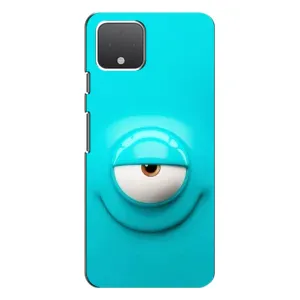 Силиконовые Чехлы (смешные стикеры) для Google Pixel 4 XL (Одноглазик)