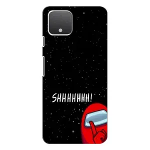 Чехол "Амонг Ас" для Гугл Пиксель 4 XL (SHHHHH)