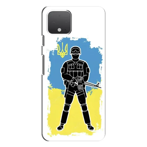 Чехол с рисунком «Солдат Украины» для Google Pixel 4 XL Чехол с рисунком «Солдат Украины» для Google Pixel 4 XL