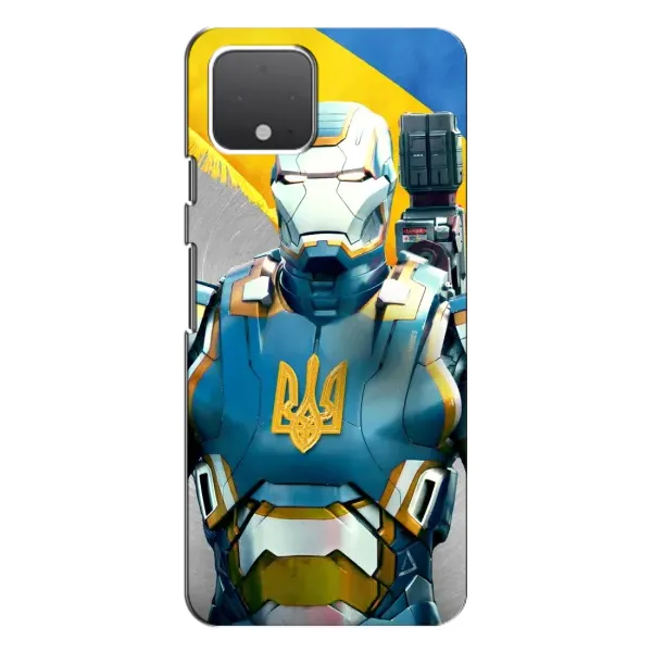 Чехол с рисунком «Украинский робокоп» для Google Pixel 4 XL Чехол с рисунком «Украинский робокоп» для Google Pixel 4 XL