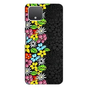 Чохол з Квітами для Google Pixel 4 XL (Яскраві квіти)