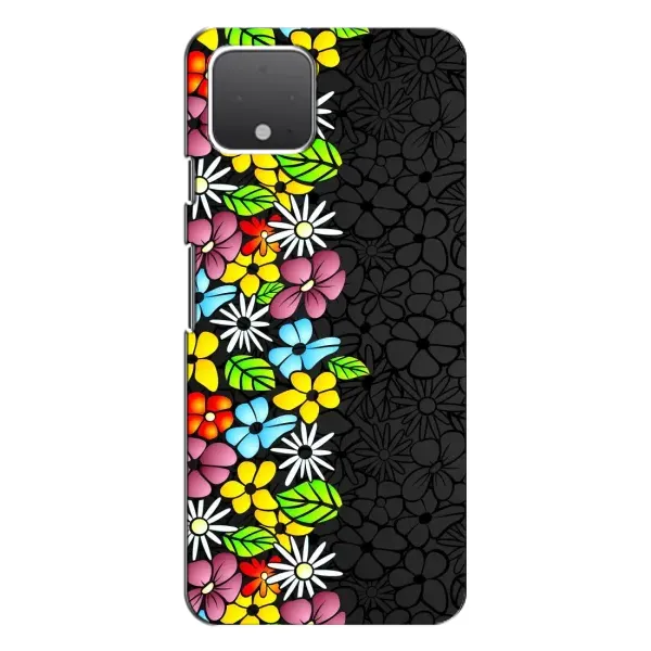 Чехол с рисунком «Яркие цветы» для Google Pixel 4 XL