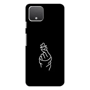 Чехлы (Знак сердечка) на Google Pixel 4 XL (Знак Сердечка)