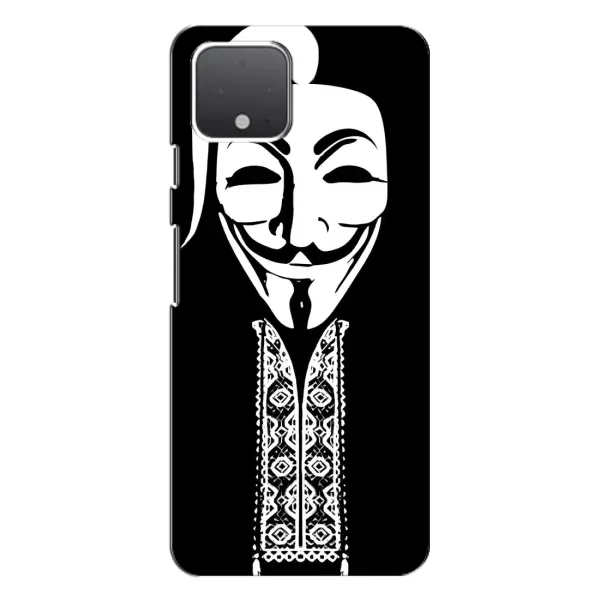 Чехол с рисунком «Анонимус» для Google Pixel 4
