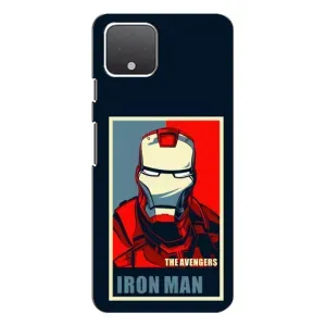 Чехол Супергерой Железный человек на Google Pixel 4 (Art Iron man)