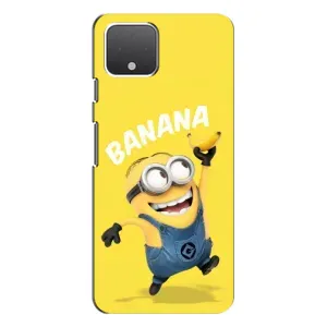 Мультяшний принт на Чохол для Гугл Піксель 4 (Banana)
