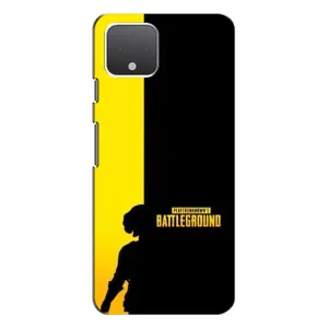 Чехол (TPU) с картинкой "Лого Пабг" на Гугл Пиксель 4 (Battlegrounds)
