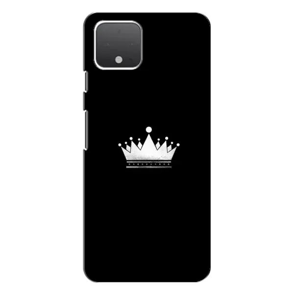 Чехол с рисунком «Белая корона» для Google Pixel 4 Чехол с рисунком «Белая корона» для Google Pixel 4