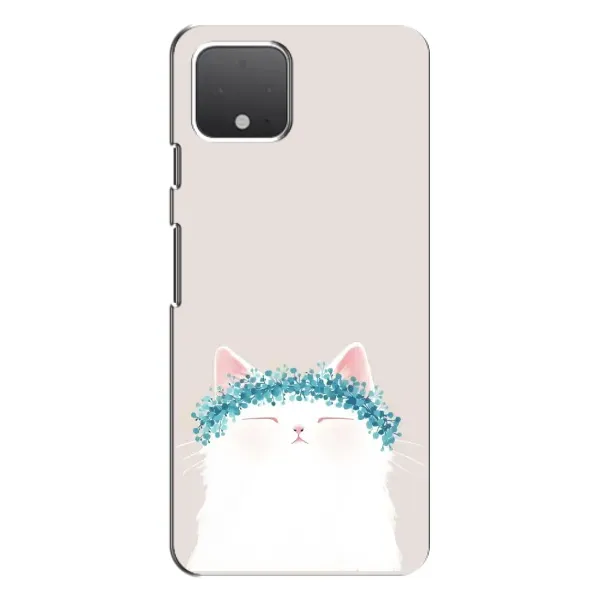 Чехол с рисунком «Белый котик» для Google Pixel 4 Чехол с рисунком «Белый котик» для Google Pixel 4