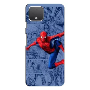 Силиконовый Чехол для Google Pixel 4 (Человек Паук)