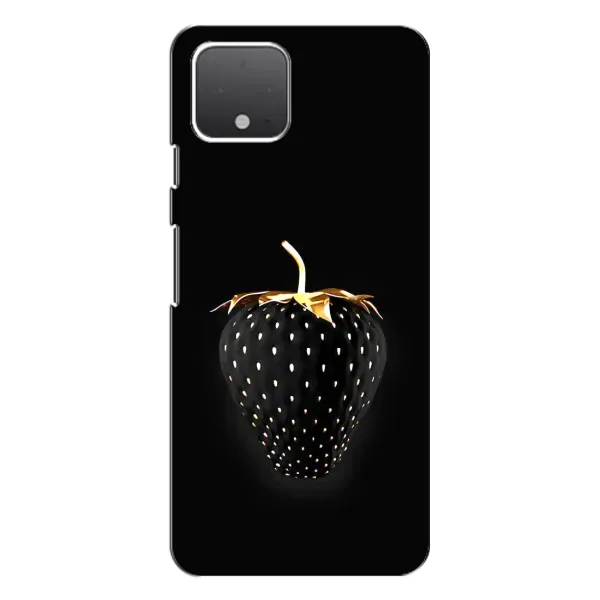 Чехол с рисунком «Чёрная клубника» для Google Pixel 4 Чехол с рисунком «Чёрная клубника» для Google Pixel 4