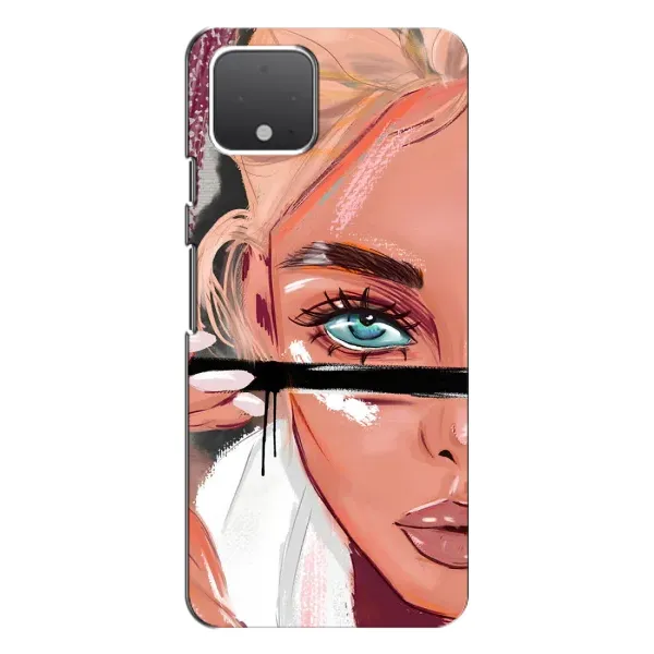 Чехол с рисунком «Девушка и ресницы» для Google Pixel 4 Чехол с рисунком «Девушка и ресницы» для Google Pixel 4