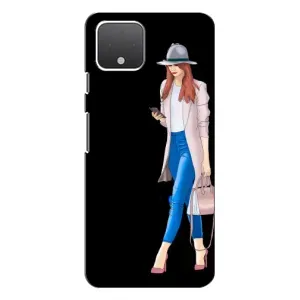 Чохол з картинкою Модні Дівчата Google Pixel 4 (Дівчина з телефоном)
