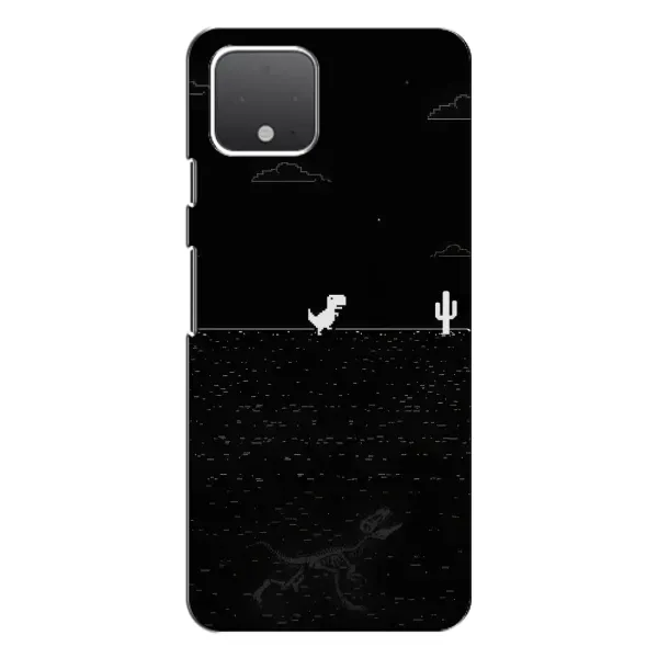 Чехол с рисунком «Динозаврик» для Google Pixel 4