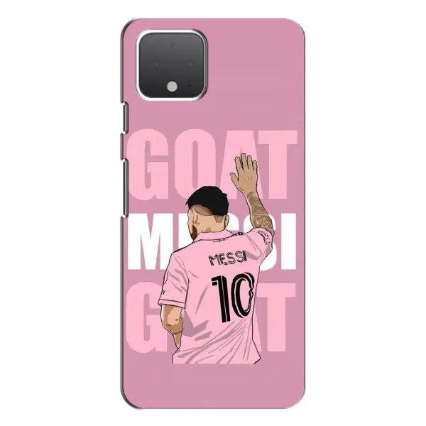 Чехол с рисунком «GOAT MESSI» для Google Pixel 4 Чехол с рисунком «GOAT MESSI» для Google Pixel 4