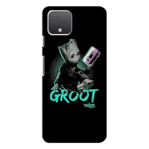 Чехол Супергерои Марвел на Гугл Пиксель 4 (Groot)