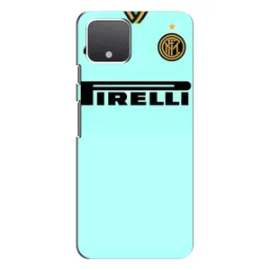 Силиконовые Чехлы принт Футбол на Google Pixel 4 (Inter)