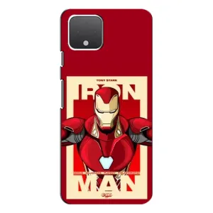 Чехол Супергерой Железный человек на Google Pixel 4 (Iron man)