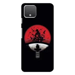 Чехлы с картинкой Итачи Учиха на Google Pixel 4 (Итачи на черном)
