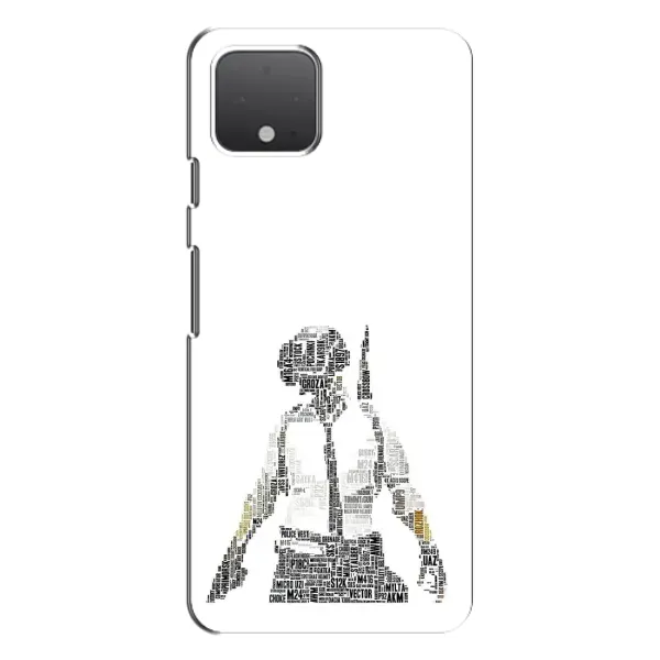 Чехол с рисунком «Из букв» для Google Pixel 4