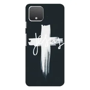 Чехлы для Гугл Пиксель 4 (Крест Иисуса) (Jesus)