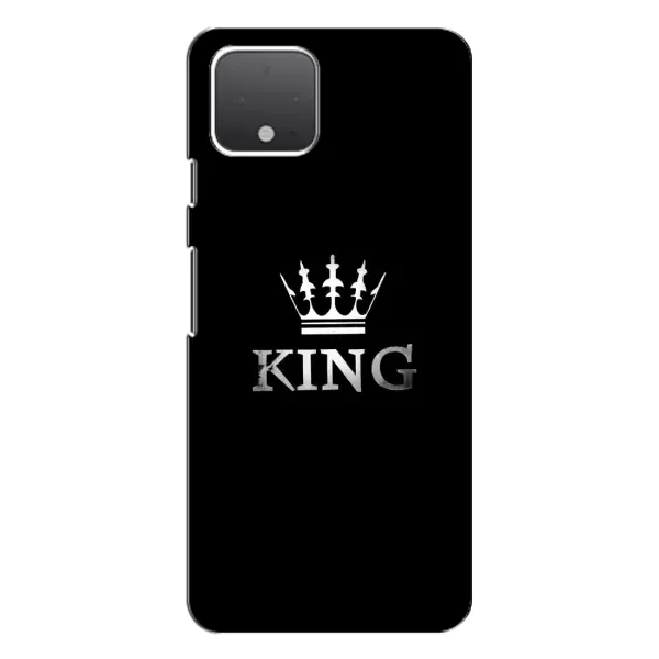 Чехол с рисунком «KING» для Google Pixel 4 Чехол с рисунком «KING» для Google Pixel 4