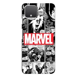 Силиконовый Чехол для Google Pixel 4 (Комикс Марвел)